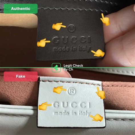 how can you tell if gucci is fake|gucci marmont bag authentication guide.